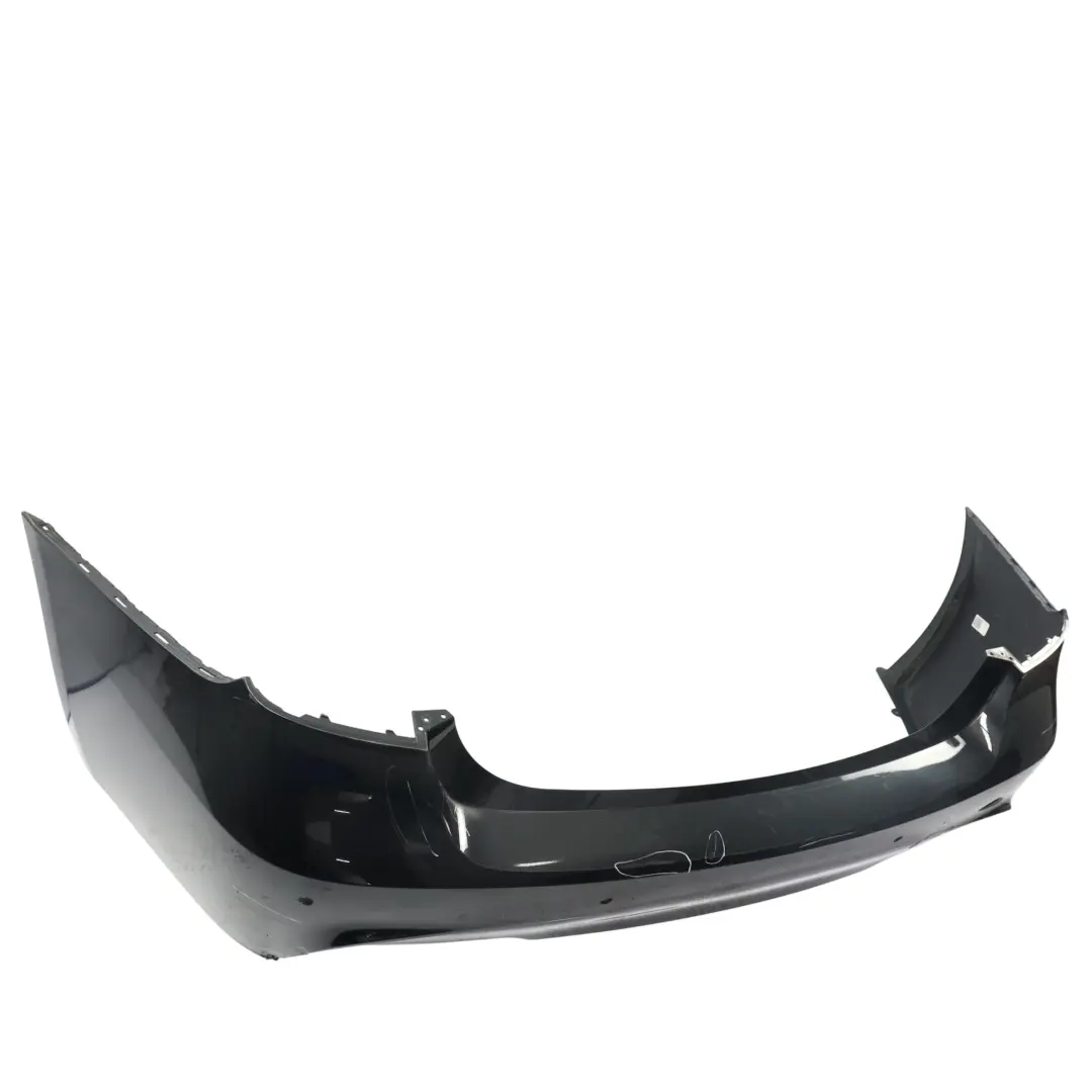 Bumper Rear M Sport Trim Panel PDC Black Sapphire Metallic - 475 to BMW F30 with Part number 8056497 BMW F30 Bumper Rear M Sport Trim Panel PDC Black Sapphire Metallic - 475 - SKU 8056497-BS - Part number 8056497