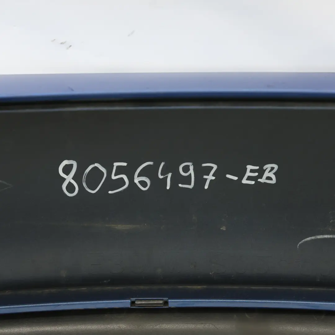 Bumper Panel M Sport Trim Cover PDC Estorilblau Estoril Blue - B45 to BMW F30 Rear with Part number 8056497 BMW F30 Rear Bumper Panel M Sport Trim Cover PDC Estorilblau Estoril Blue - B45 - SKU 8056497-EB - Part number 8056497