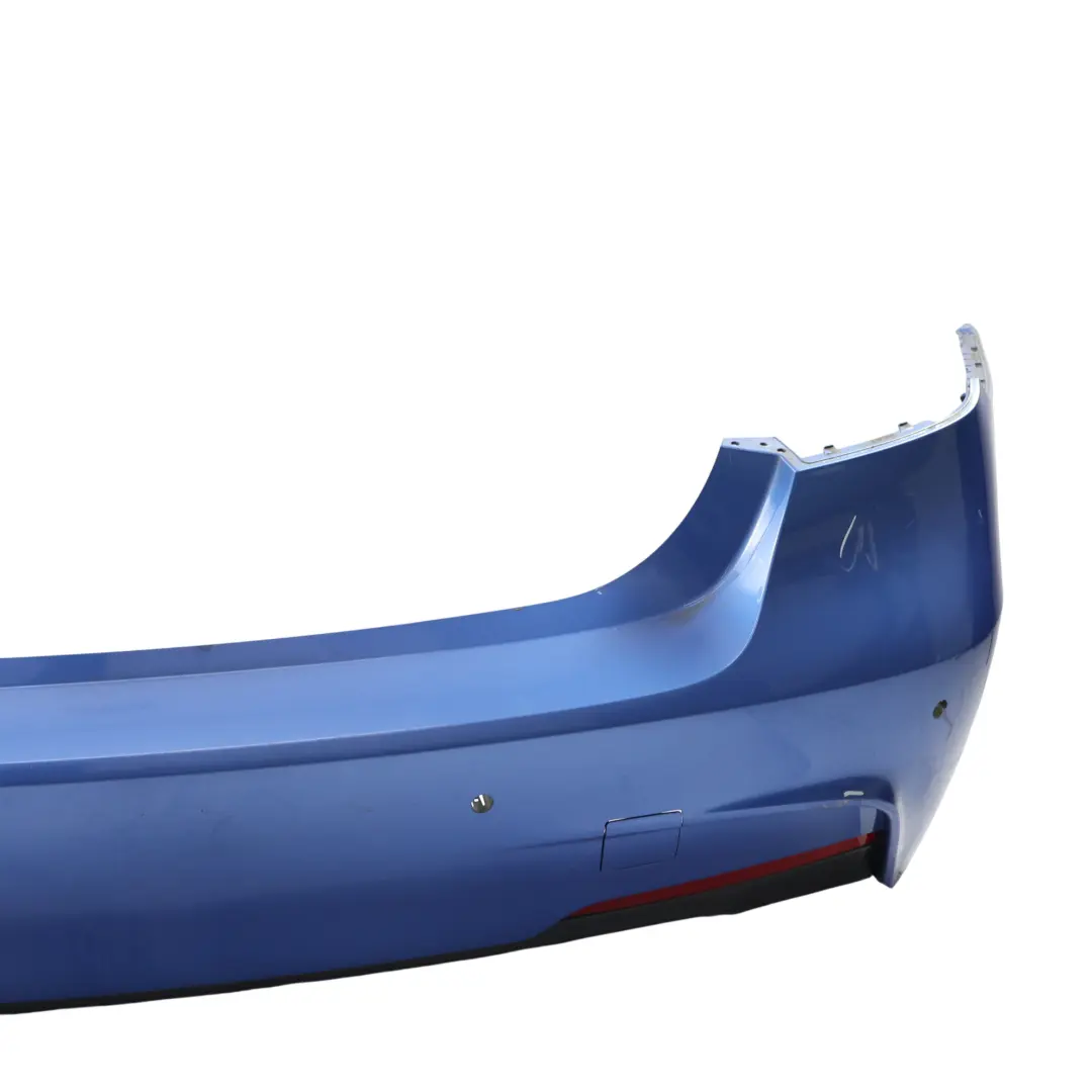 BMW F30 Rear Bumper Panel M Sport Trim Cover PDC Estorilblau Estoril Blue - B45 - SKU 8056497-EB - Part number 8056497