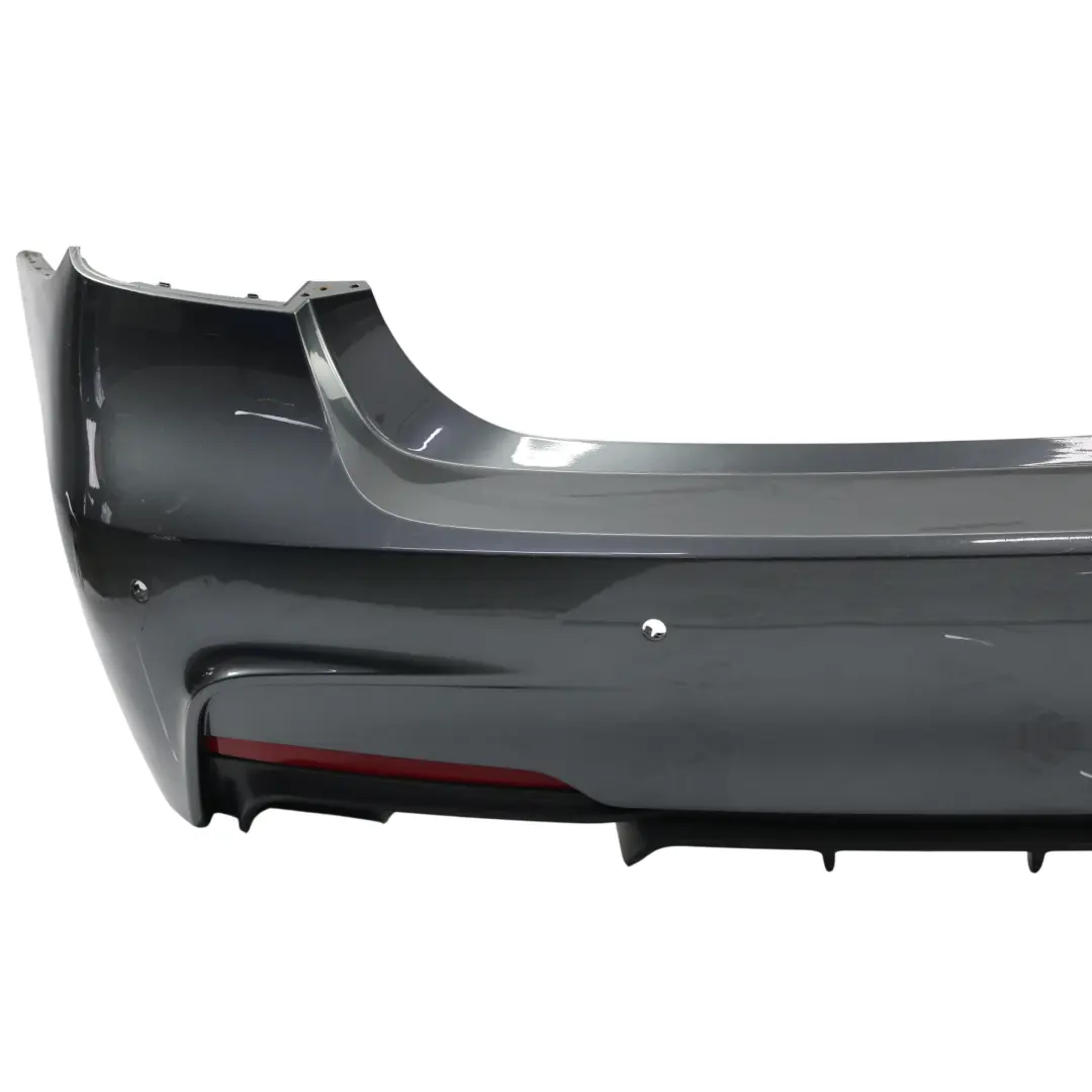 Bumper Trim Panel PDC Mineralgrau Grey Metallic - B39 to BMW F30 M Sport Rear with Part number 8056497 BMW F30 M Sport Rear Bumper Trim Panel PDC Mineralgrau Grey Metallic - B39 - SKU 8056497-MG - Part number 8056497