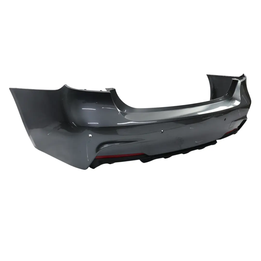 BMW F30 M Sport Rear Bumper Trim Panel PDC Mineralgrau Grey Metallic - B39 - SKU 8056497-MG - Part number 8056497