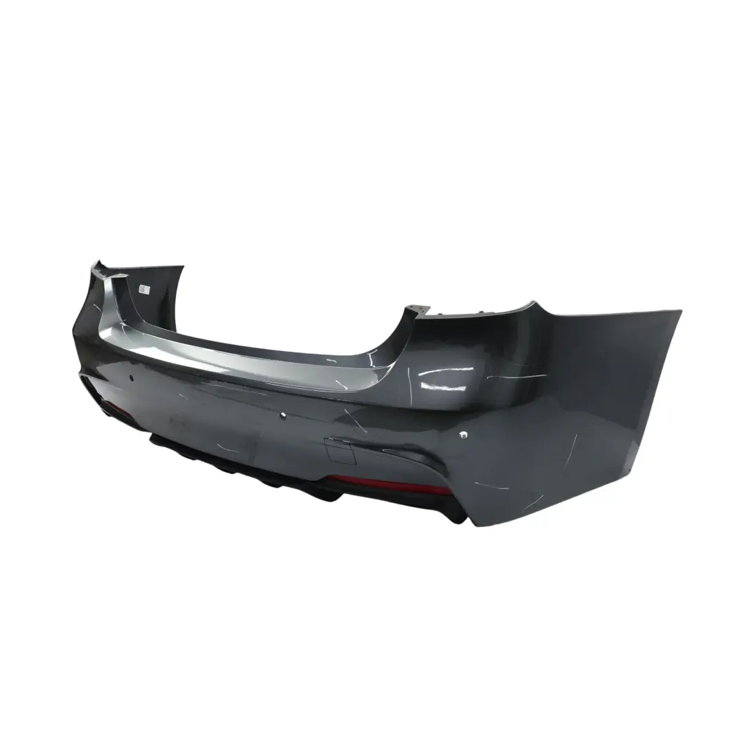 Bumper Trim Panel PDC Mineralgrau Grey Metallic - B39 to BMW F30 M Sport Rear with Part number 8056497 BMW F30 M Sport Rear Bumper Trim Panel PDC Mineralgrau Grey Metallic - B39 - SKU 8056497-MG - Part number 8056497
