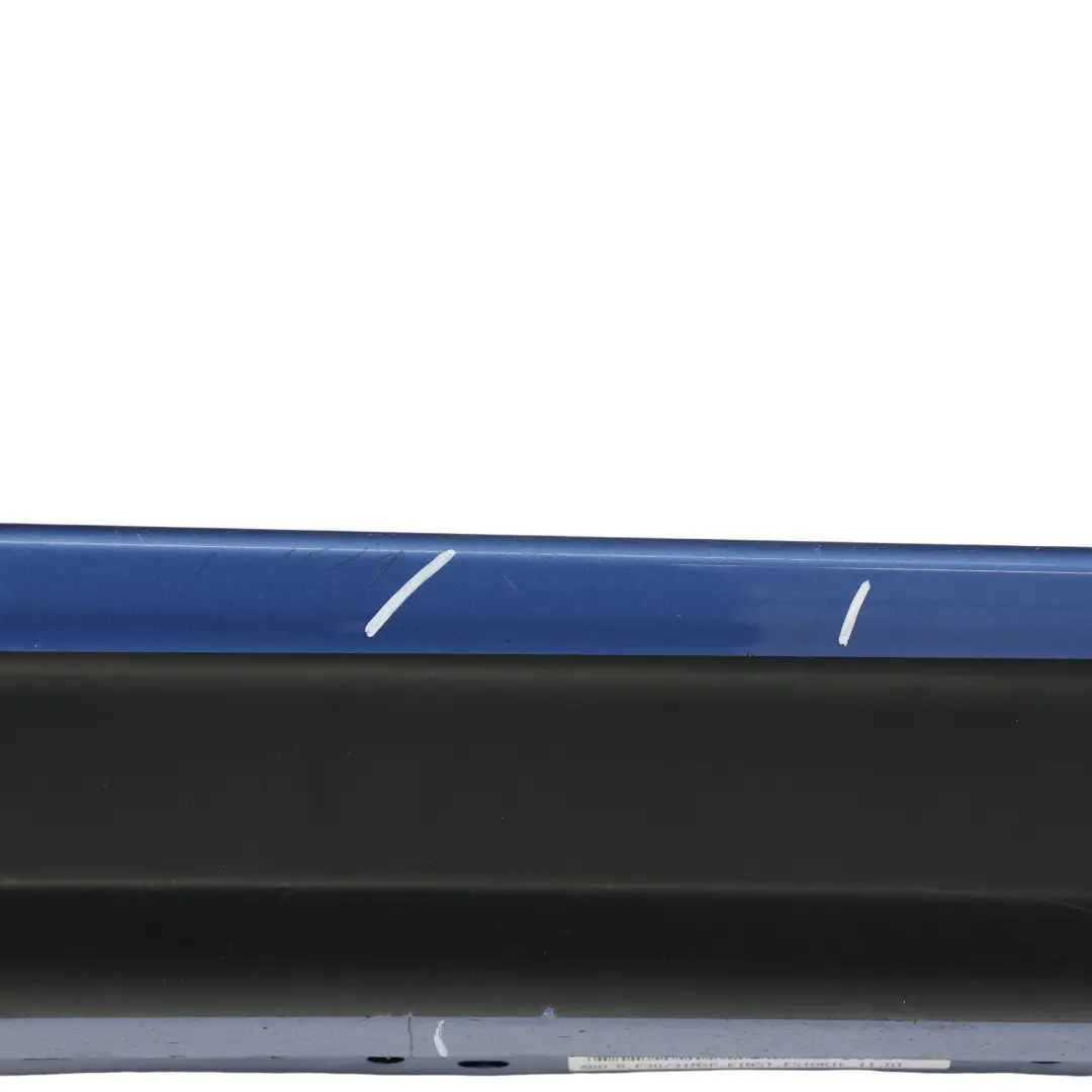 Sill Strip M Sport Side Skirt Right O/S Estorilblau Blue - B45 to BMW F30 F31 with Part number 8056580 BMW F30 F31 Sill Strip M Sport Side Skirt Right O/S Estorilblau Blue - B45 - SKU 8056580-EB - Part number 8056580