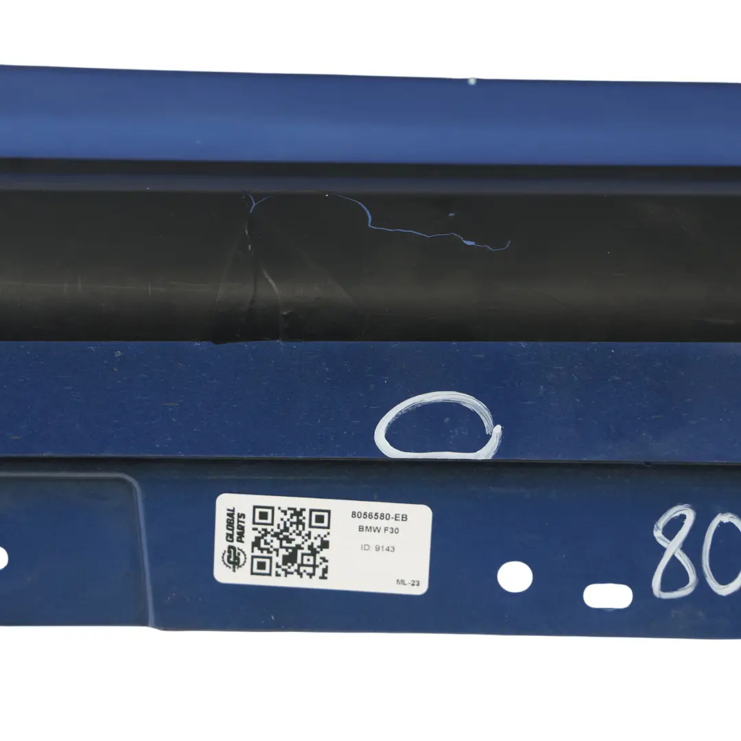Schwellerleiste Schweller Rechts Estorilblau Blue - B45 für BMW F30 F31 M Sport mit Teilenummer 8056580 BMW F30 F31 M Sport Schwellerleiste Schweller Rechts Estorilblau Blue - B45 - SKU 8056580-EB - Teilenummer 8056580