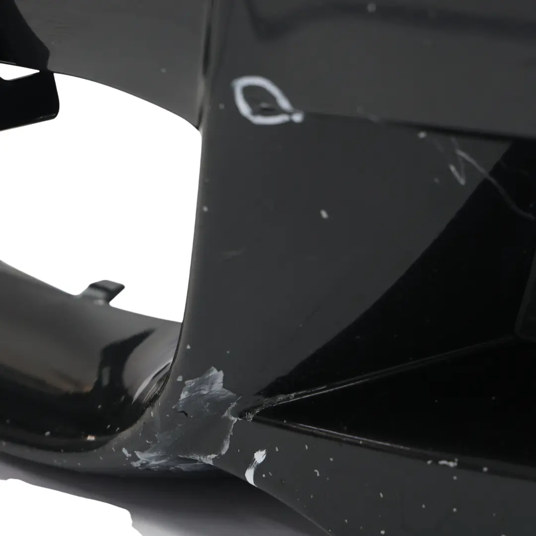 Front Bumper M Sport Trim Panel Black Sapphire Metallic - 475 to BMW E82 E88 with Part number 8057507 BMW E82 E88 Front Bumper M Sport Trim Panel Black Sapphire Metallic - 475 - SKU 8057507-BS - Part number 8057507