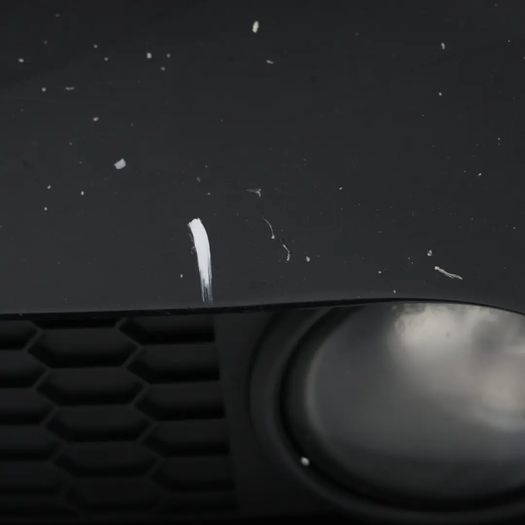 Front Bumper M Sport Trim Panel Black Sapphire Metallic - 475 to BMW E82 E88 with Part number 8057507 BMW E82 E88 Front Bumper M Sport Trim Panel Black Sapphire Metallic - 475 - SKU 8057507-BS - Part number 8057507