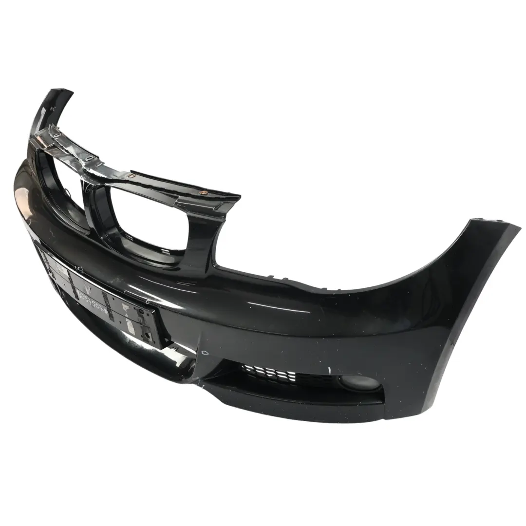 BMW E82 E88 Front Bumper M Sport Trim Panel Black Sapphire Metallic - 475 - SKU 8057507-BS - Part number 8057507