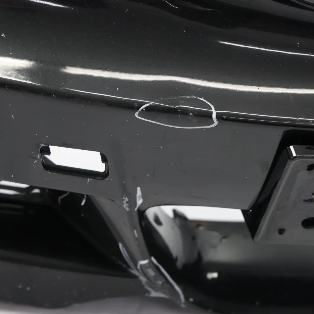 Front Bumper M Sport Trim Panel Black Sapphire Metallic - 475 to BMW E82 E88 with Part number 8057507 BMW E82 E88 Front Bumper M Sport Trim Panel Black Sapphire Metallic - 475 - SKU 8057507-BS - Part number 8057507