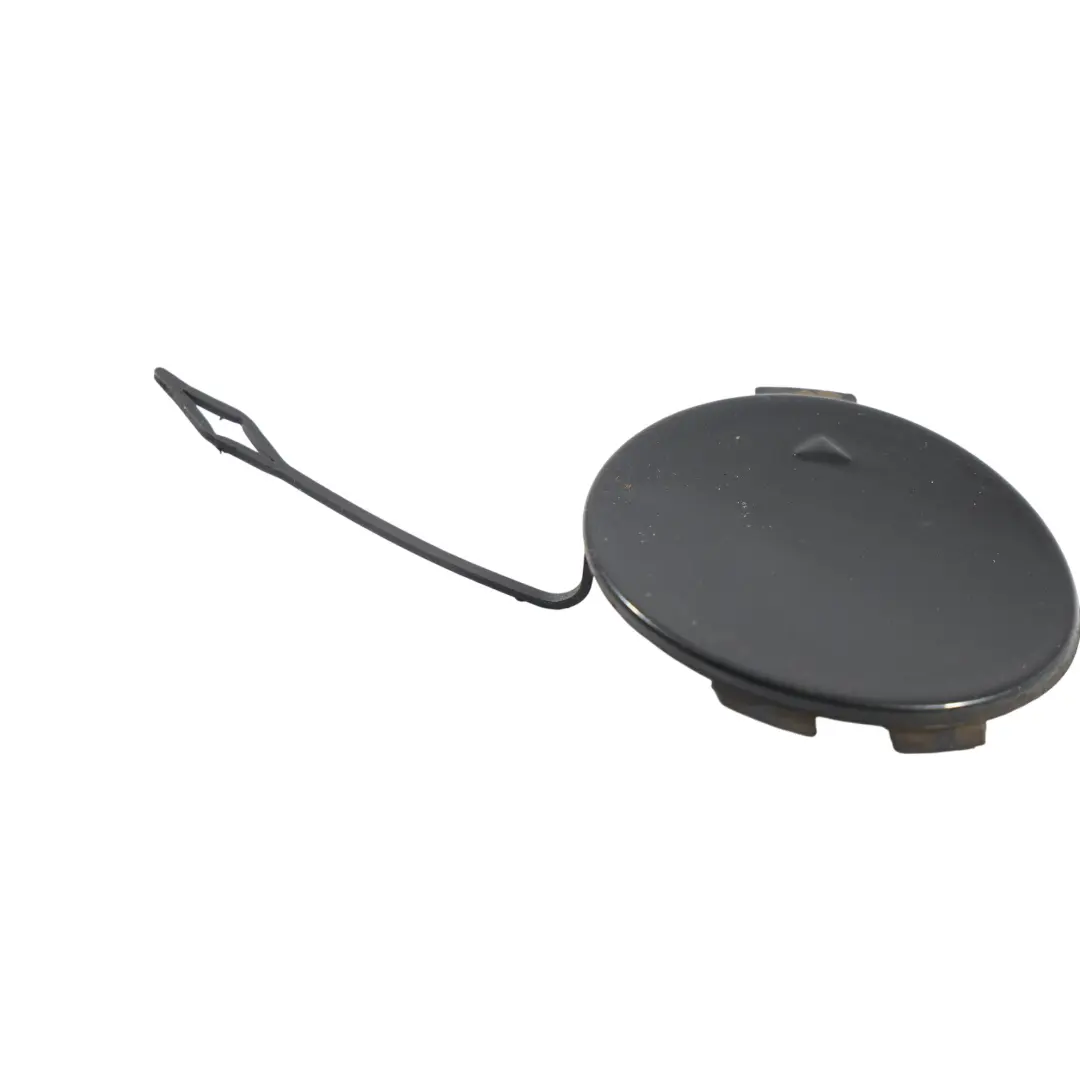 Towing Hook Eye Cover Cap Black Sapphire - 475 to BMW F46 Gran Tourer with Part number 8057882 BMW F46 Gran Tourer Towing Hook Eye Cover Cap Black Sapphire - 475 - SKU 8057882-BS - Part number 8057882