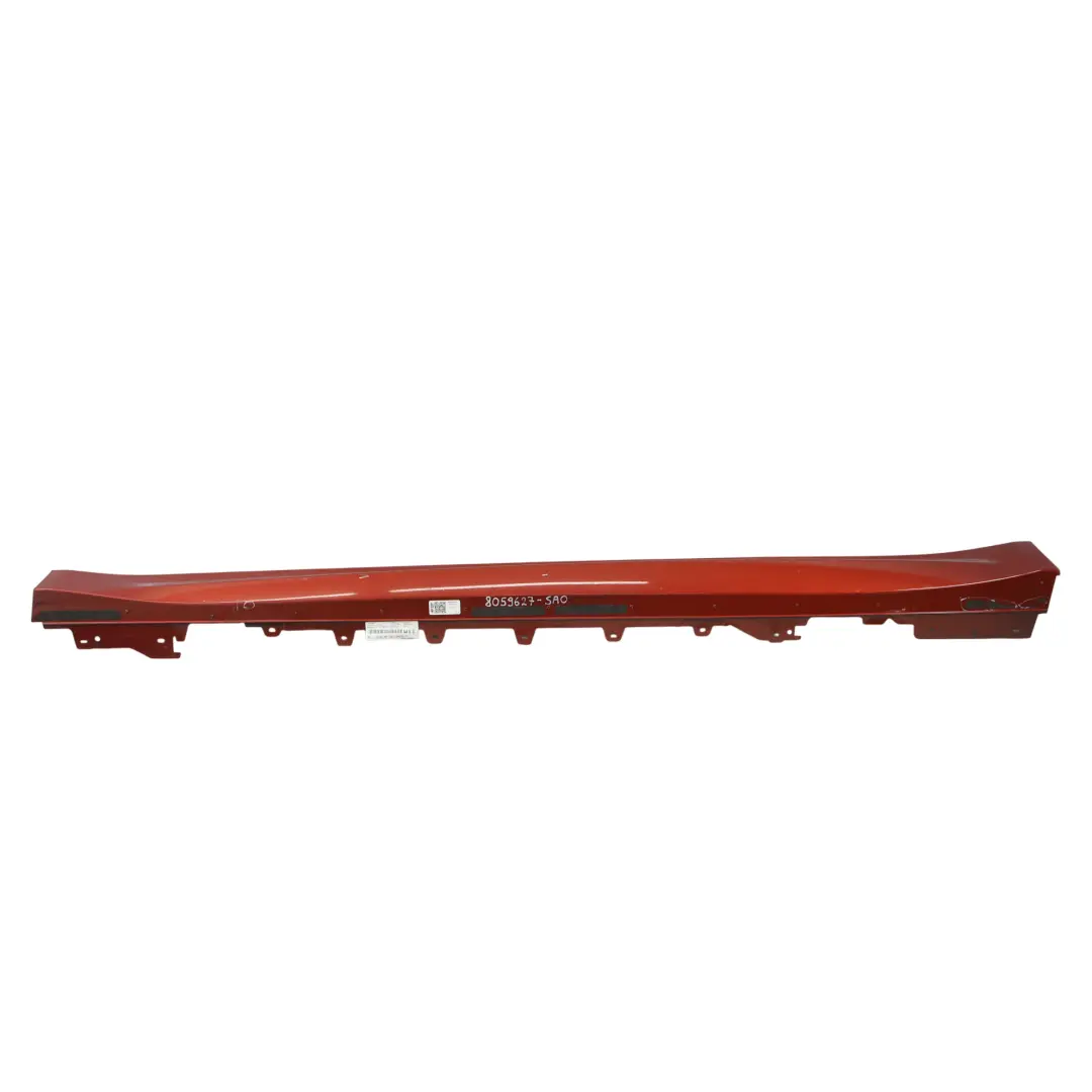 Battitacco Sinistra Arancione Sakhir Metallizzato B50 per BMW F82 M4 F83 M4 con numero di parte 8059627 BMW F82 M4 F83 M4 Battitacco Sinistra Arancione Sakhir Metallizzato B50 - SKU 8059627-SAO - Numero di parte 8059627