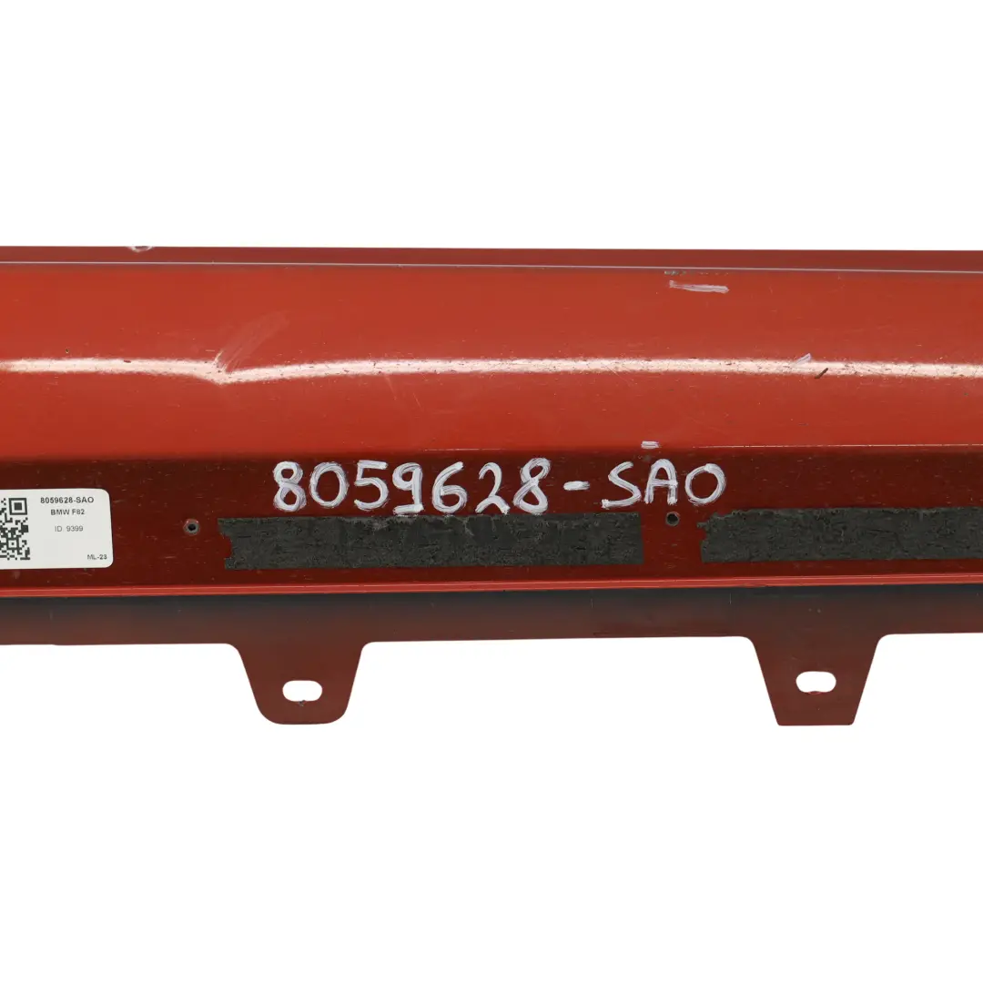 BMW F82 M4 F83 M4 Listwa Progowa Prawa Sakhir Orange Pomarańcz Metalik B50 - SKU 8059628-SAO - Numer Części 8059628