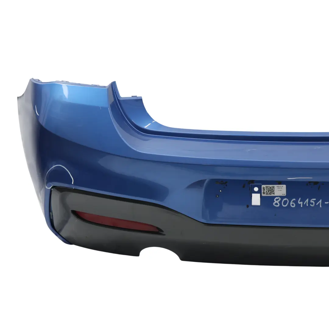 BMW F20 F21 LCI M-Pakiet Zderzak Tylny Estoril Blue Niebieski Metalik - B45 - SKU 8064151-EB - Numer Części 8064151