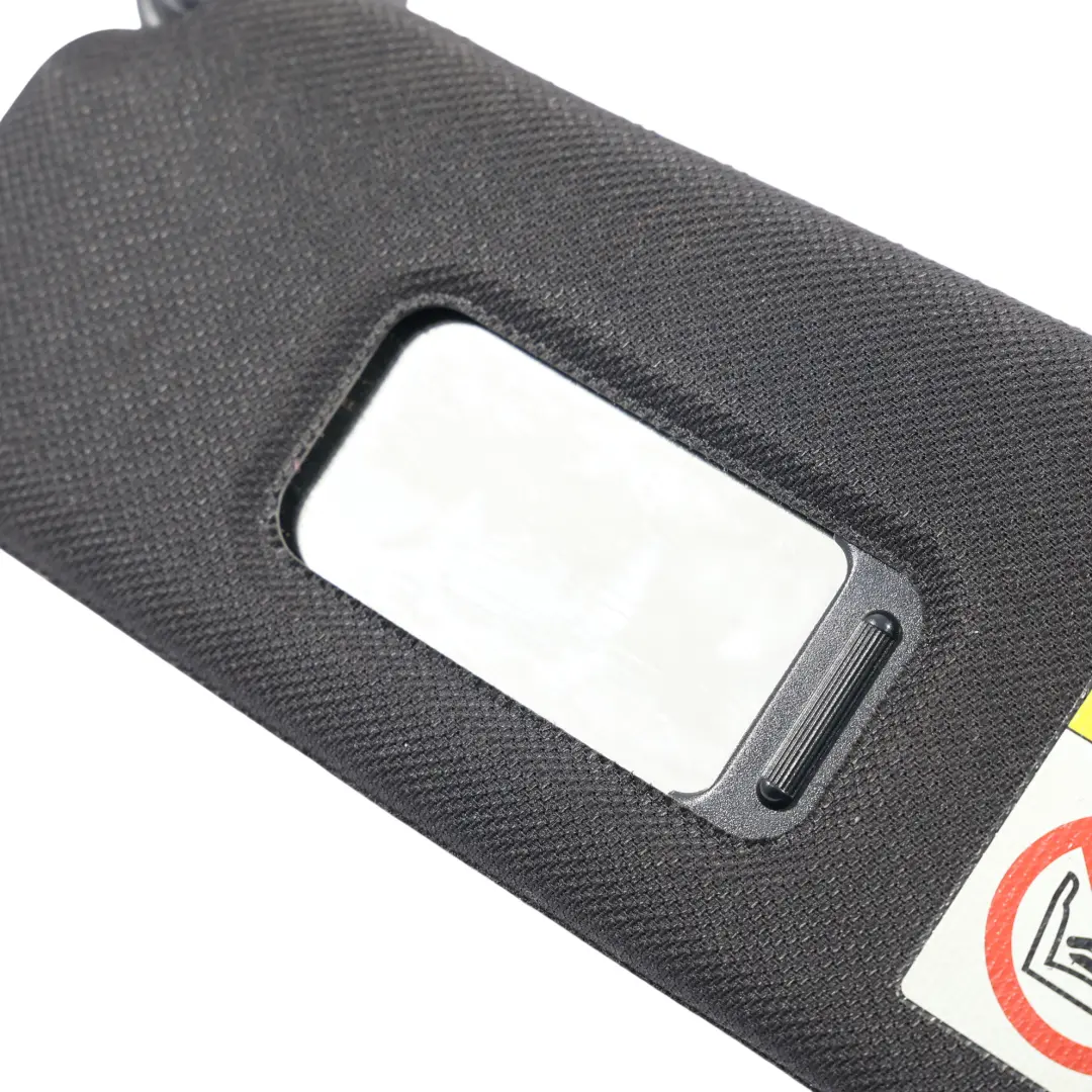 Sunvisor Sun Visor Black Anthracite Mirror Left N/S to BMW F13 F06 with Part number 8064923 BMW F13 F06 Sunvisor Sun Visor Black Anthracite Mirror Left N/S - SKU 8064923-2 - Part number 8064923