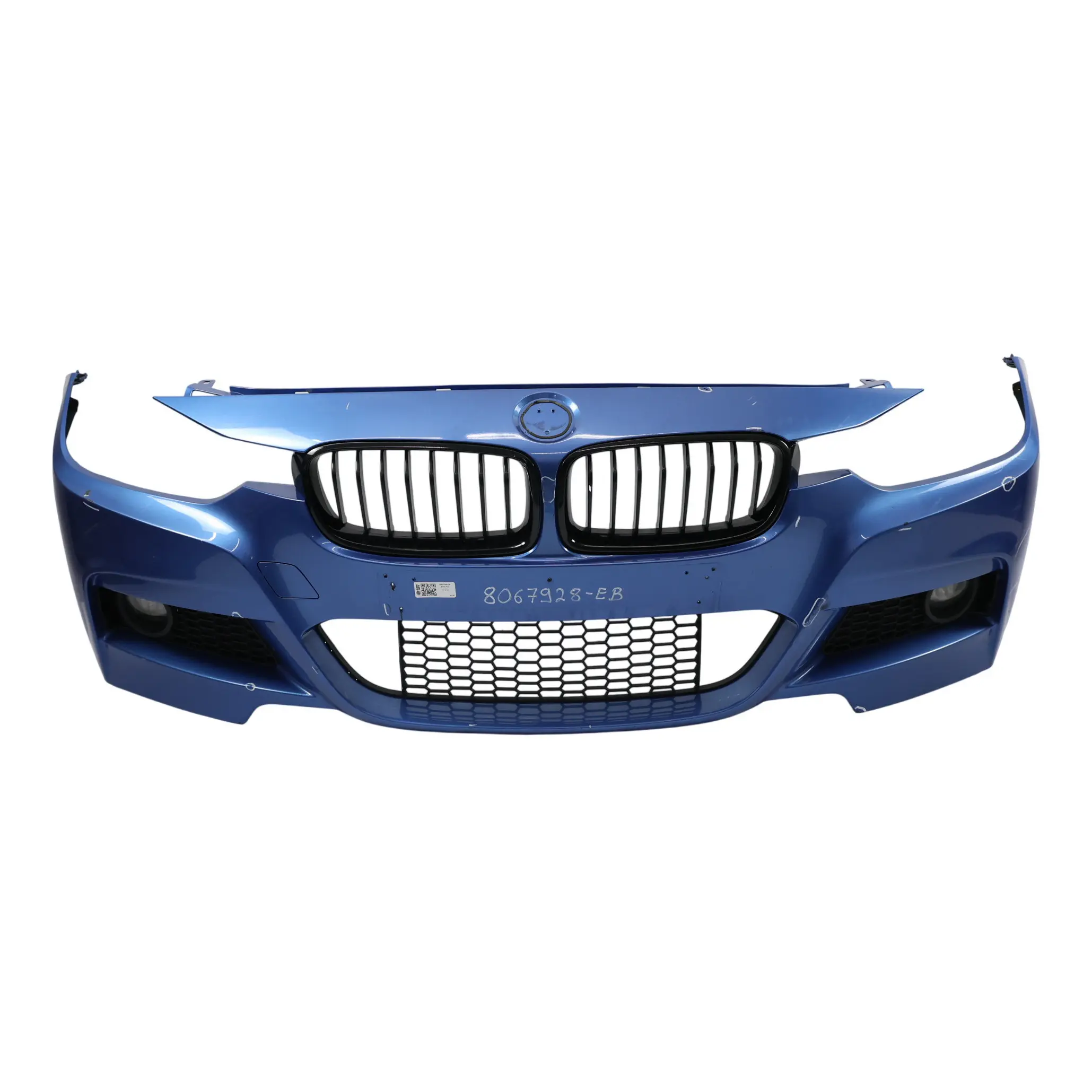 BMW F30 F31 Front Bumper Cover M Sport Estorilblau Blue Metallic - B45