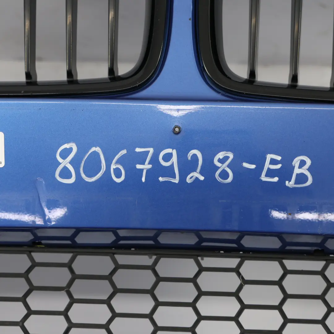 Front Bumper Cover M Sport Estorilblau Blue Metallic - B45 to BMW F30 F31 with Part number 8067928 BMW F30 F31 Front Bumper Cover M Sport Estorilblau Blue Metallic - B45 - SKU 8067928-EB - Part number 8067928