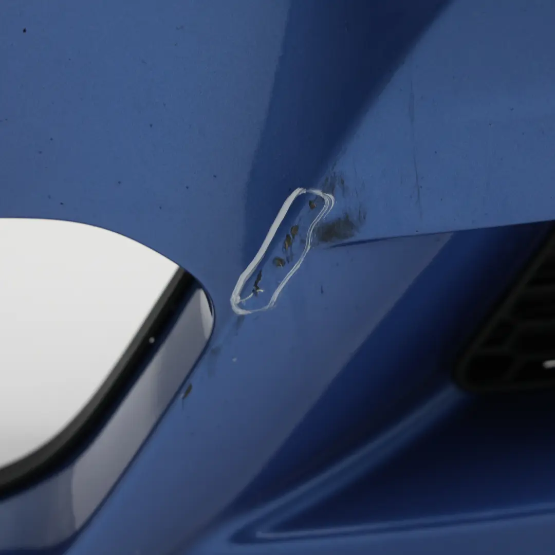 Front Bumper Cover M Sport Estorilblau Blue Metallic - B45 to BMW F30 F31 with Part number 8067928 BMW F30 F31 Front Bumper Cover M Sport Estorilblau Blue Metallic - B45 - SKU 8067928-EB - Part number 8067928