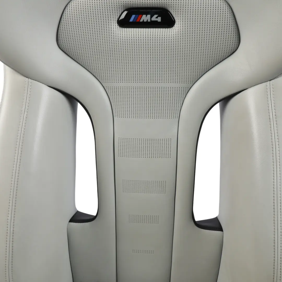 BMW F82 M4 Seat Front Left N/S Heated Memory Leather Merino Silverstone - SKU 8069551 - Part number 8069551
