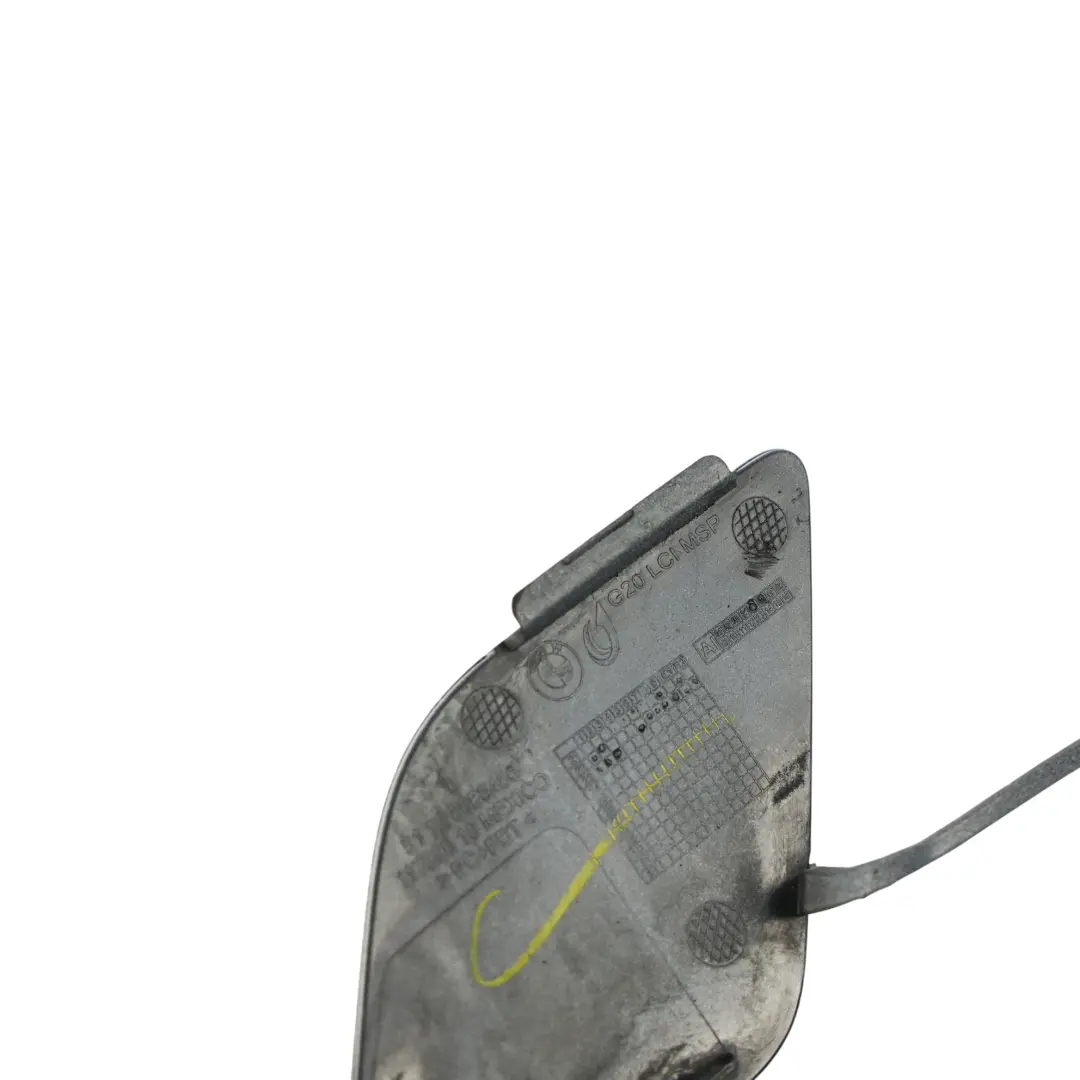 BMW G20 LCI M Sport Tapa Gancho Remolque Trasero Blanco Alpino - SKU 8085486-AW - Número de pieza 8085486