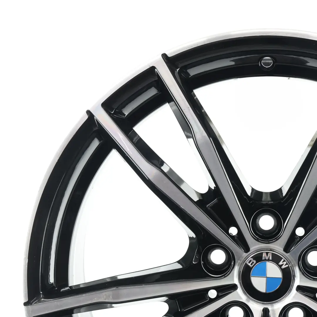  Cerchio ruota posteriore BMW G20 G21 in lega nera 19" M 469 8.5J ET:40 - SKU 8090095-1 - Numero di parte 8090095