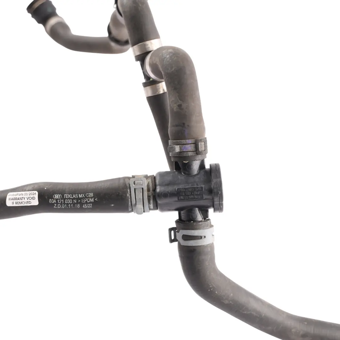 Water Coolant Pipe Hose Line Tube 2.0 TDI to Audi Q5 FY Engine with Part number 80A121030N Audi Q5 FY Engine Water Coolant Pipe Hose Line Tube 2.0 TDI - SKU 80A121030N-1 - Part number 80A121030N