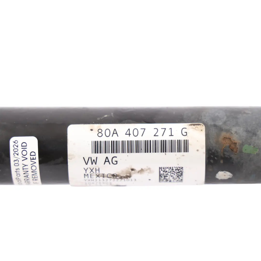 Audi Q5 FY Front Driveshaft Drive Shaft Left Right N/O/S 40 TDI - SKU 80A407271G - Part number 80A407271G