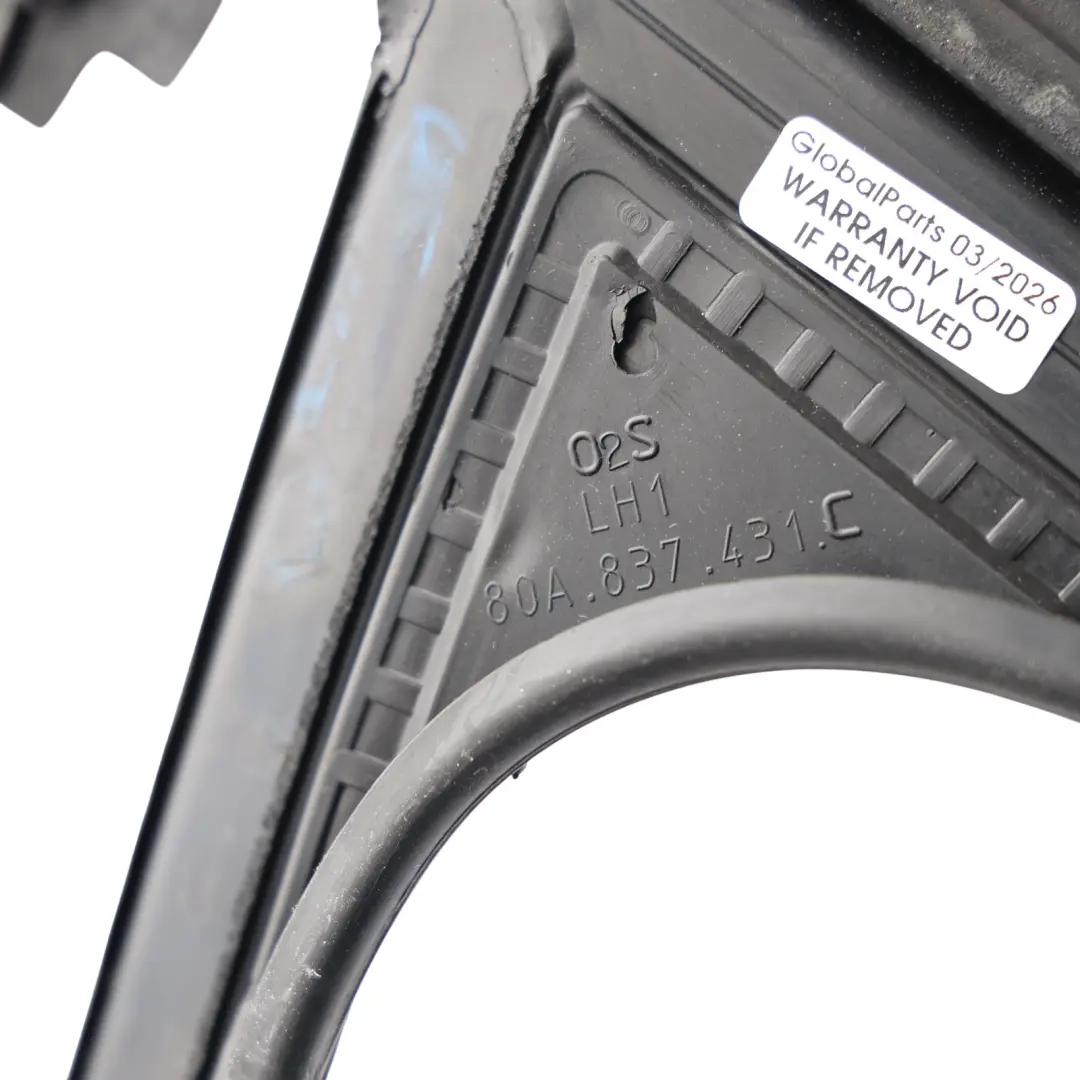 Audi Q5 FY Front Door Window Frame Guide Seal Trim Left N/S - SKU 80A837431C - Part number 80A837431C