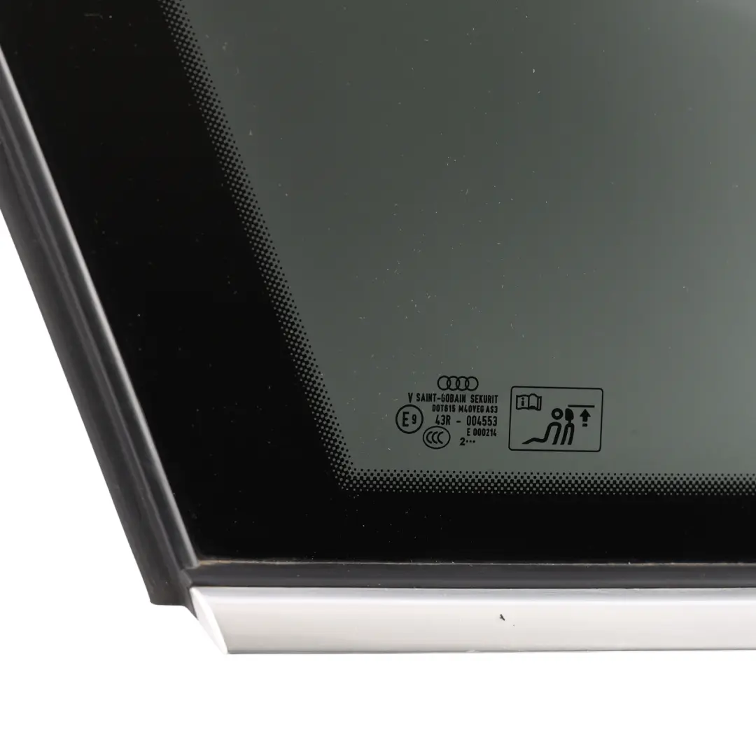 Window Glass Quarter Glass Glazing AS3 Left N/S to Audi Q5 FY Rear with Part number 80A845297R Audi Q5 FY Rear Window Glass Quarter Glass Glazing AS3 Left N/S - SKU 80A845297R - Part number 80A845297R