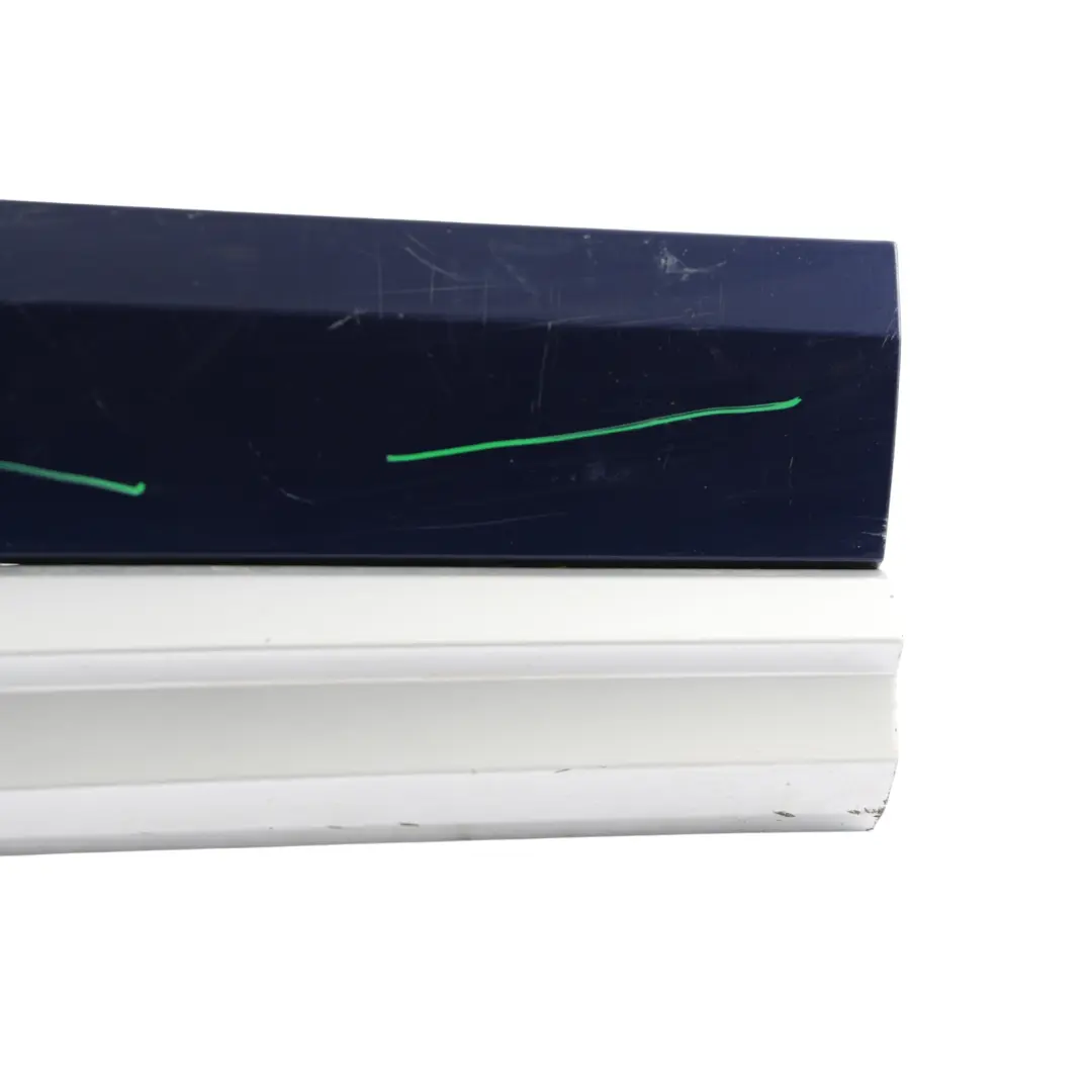 Audi Q5 FY Door Trim Moulding Strip Panel Rear Right O/S Navarra Blue - X5H - SKU 80A853970G-NAB - Part number 80A853970G