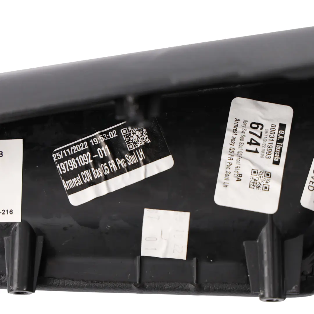 Audi Q5 FY Front Door Armrest Holder Trim Panel Soul Black Left N/S - SKU 80A867173B - Part number 80A867173B