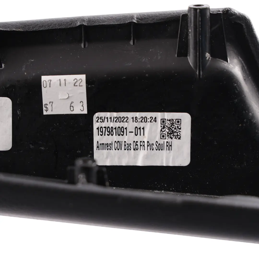 Front Door Armrest Holder Trim Panel Soul Black Right O/S to Audi Q5 FY with Part number 80A867174B Audi Q5 FY Front Door Armrest Holder Trim Panel Soul Black Right O/S - SKU 80A867174B - Part number 80A867174B