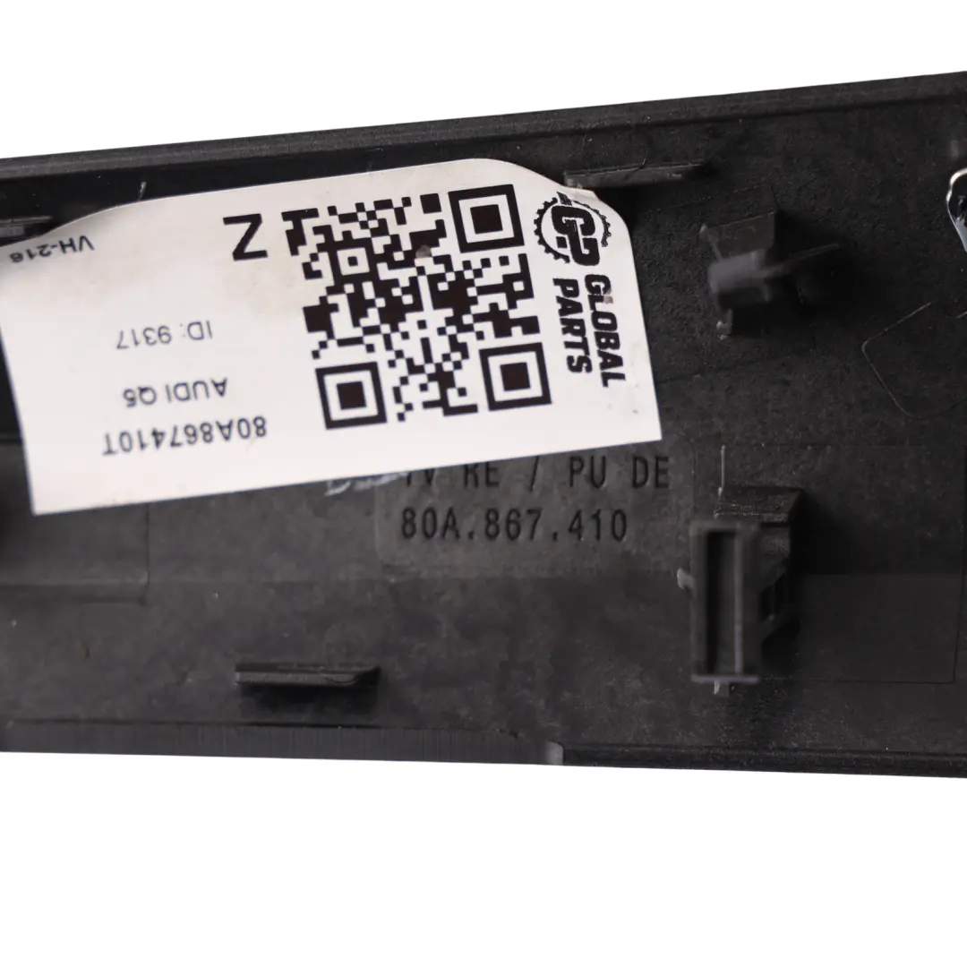 Audi Q5 FY Front Rear Door Card Trim Strip Panel Aluminium Right O/S - SKU 80A867410T - Part number 80A867410T