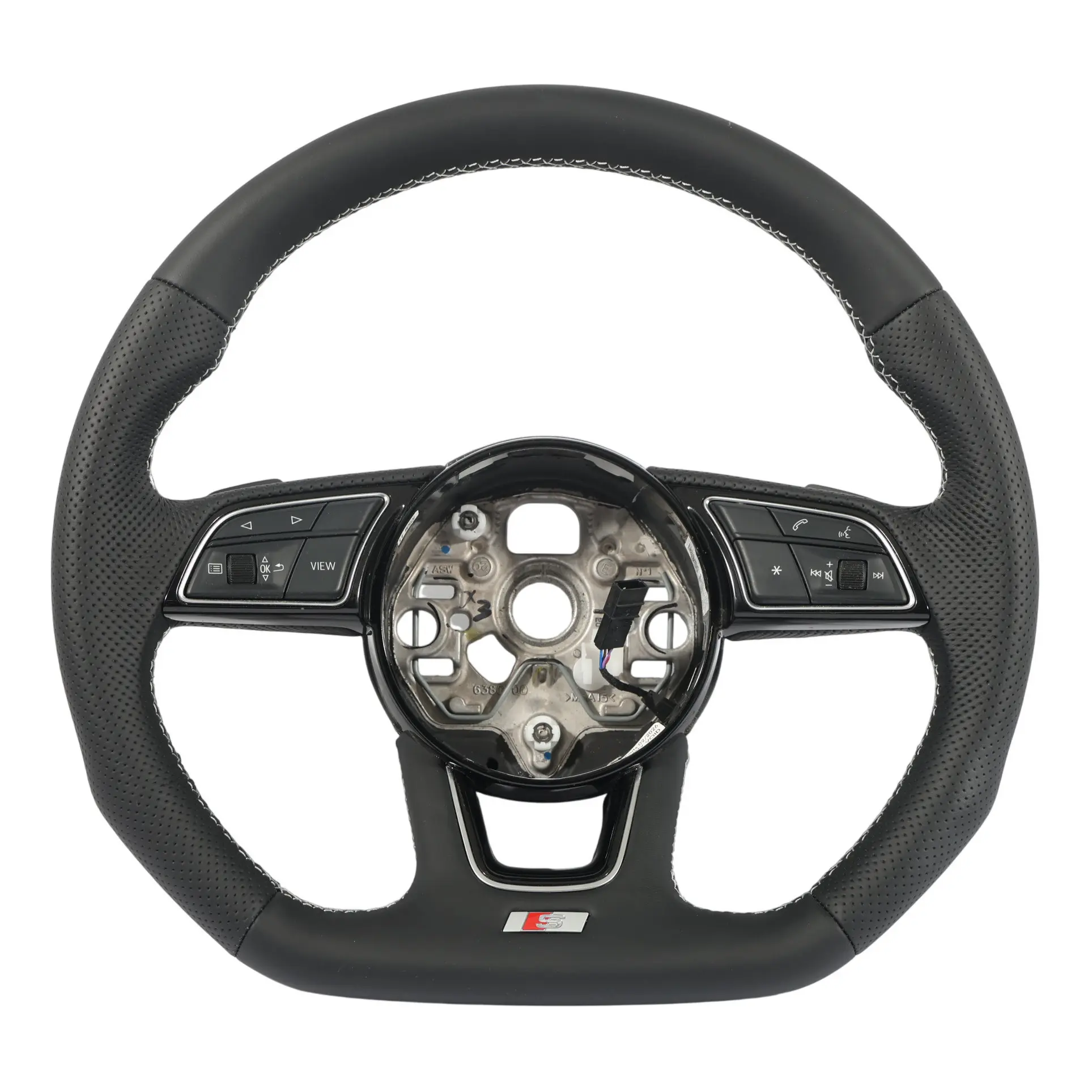 Audi A1 GB A3 8Y Kierownica S-Line NOWA Czarna Skóra Ścięta 82A419091AH