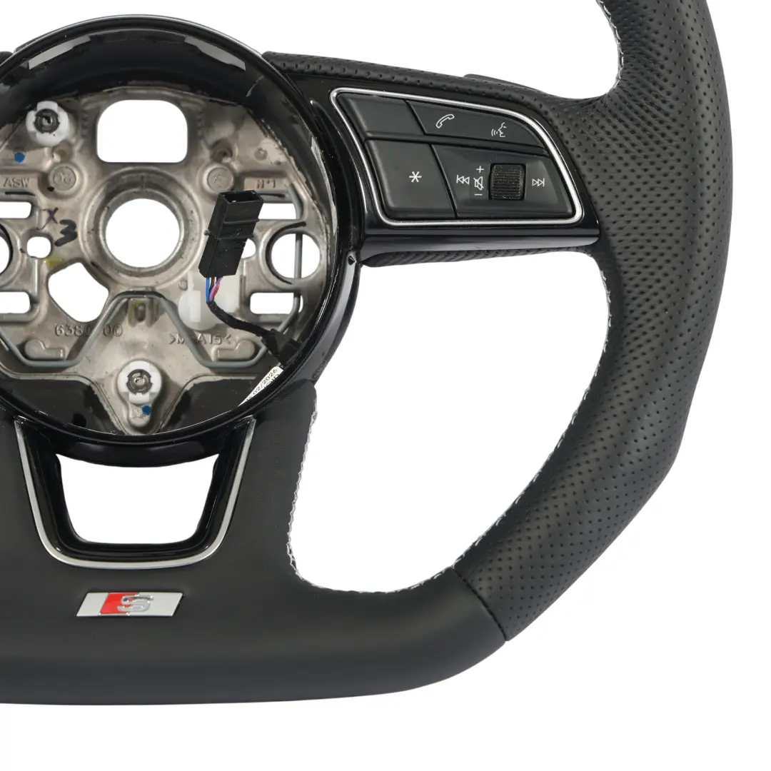 8Y Lenkrad S-Line NEU Schwarz Leder Flachboden für Audi A1 GB A3 mit Teilenummer 82A419091AH Audi A1 GB A3 8Y Lenkrad S-Line NEU Schwarz Leder Flachboden - SKU 82A419091AH-1 - Teilenummer 82A419091AH