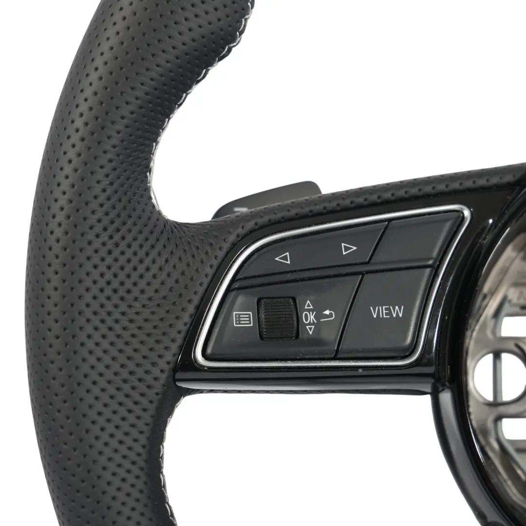 Audi A1 GB A3 8Y Kierownica S-Line NOWA Czarna Skóra Ścięta - SKU 82A419091AH-1 - Numer Części 82A419091AH