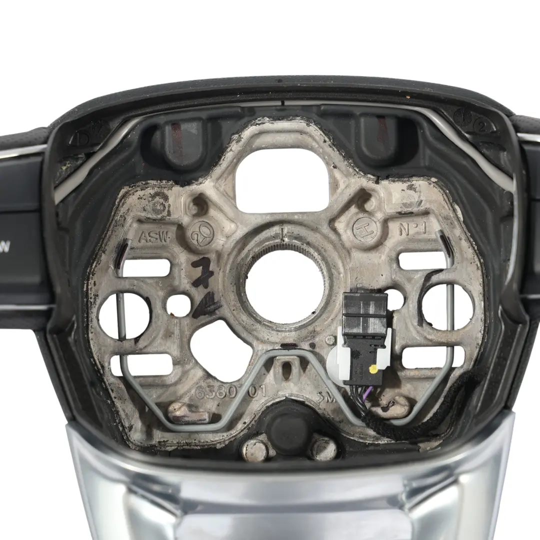 MK2 Steering Wheel S-Line NEW Black Leather White Threads to Audi Q3 F3 with Part number 83A419091AJ Audi Q3 F3 MK2 Steering Wheel S-Line NEW Black Leather White Threads - SKU 83A419091AJ-1 - Part number 83A419091AJ