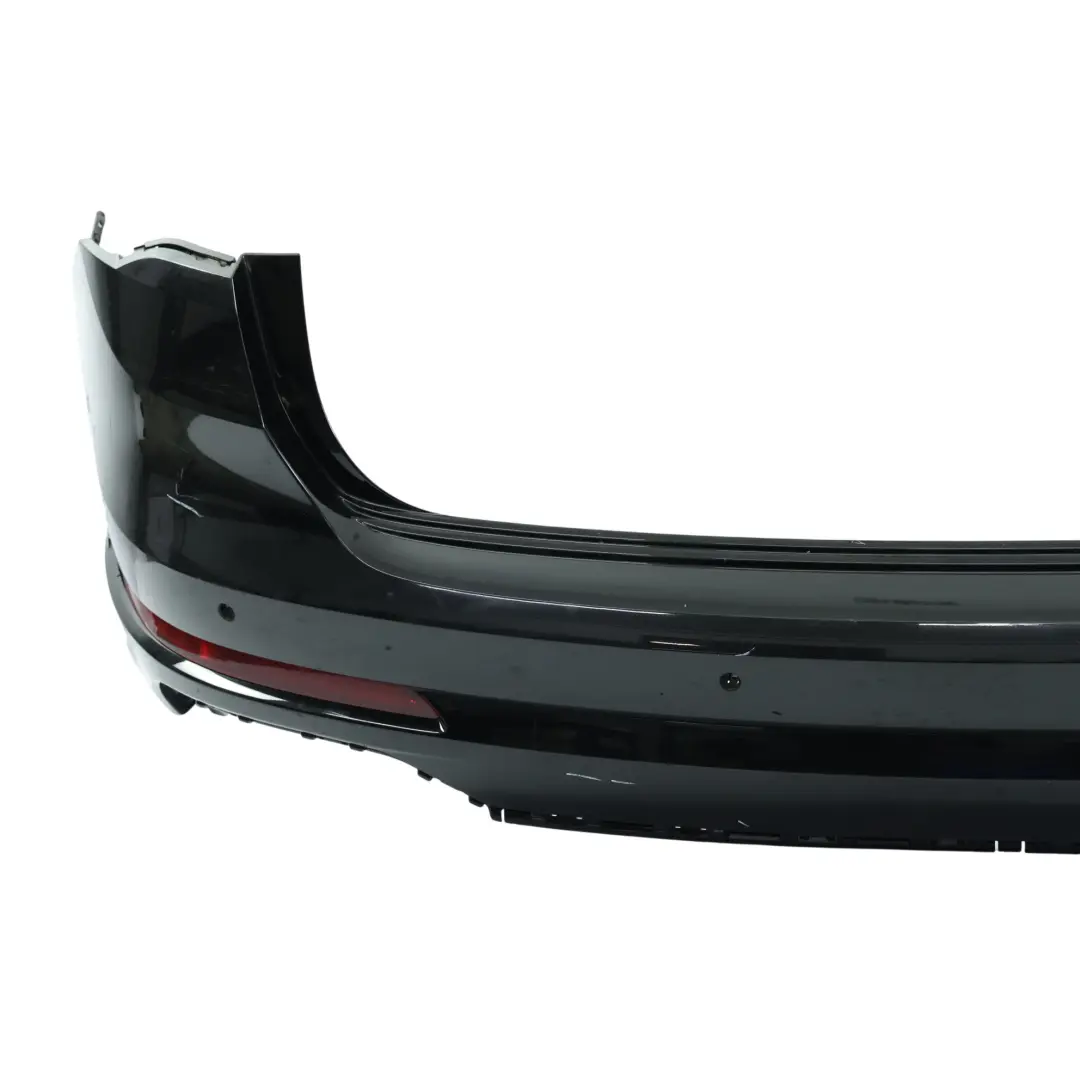 Bumper Trim Panel Covering Mythical Black Metallic - Y9T to Audi Q3 8U Rear with Part number 83A807067A Audi Q3 8U Rear Bumper Trim Panel Covering Mythical Black Metallic - Y9T - SKU 83A807067A-MYB - Part number 83A807067A