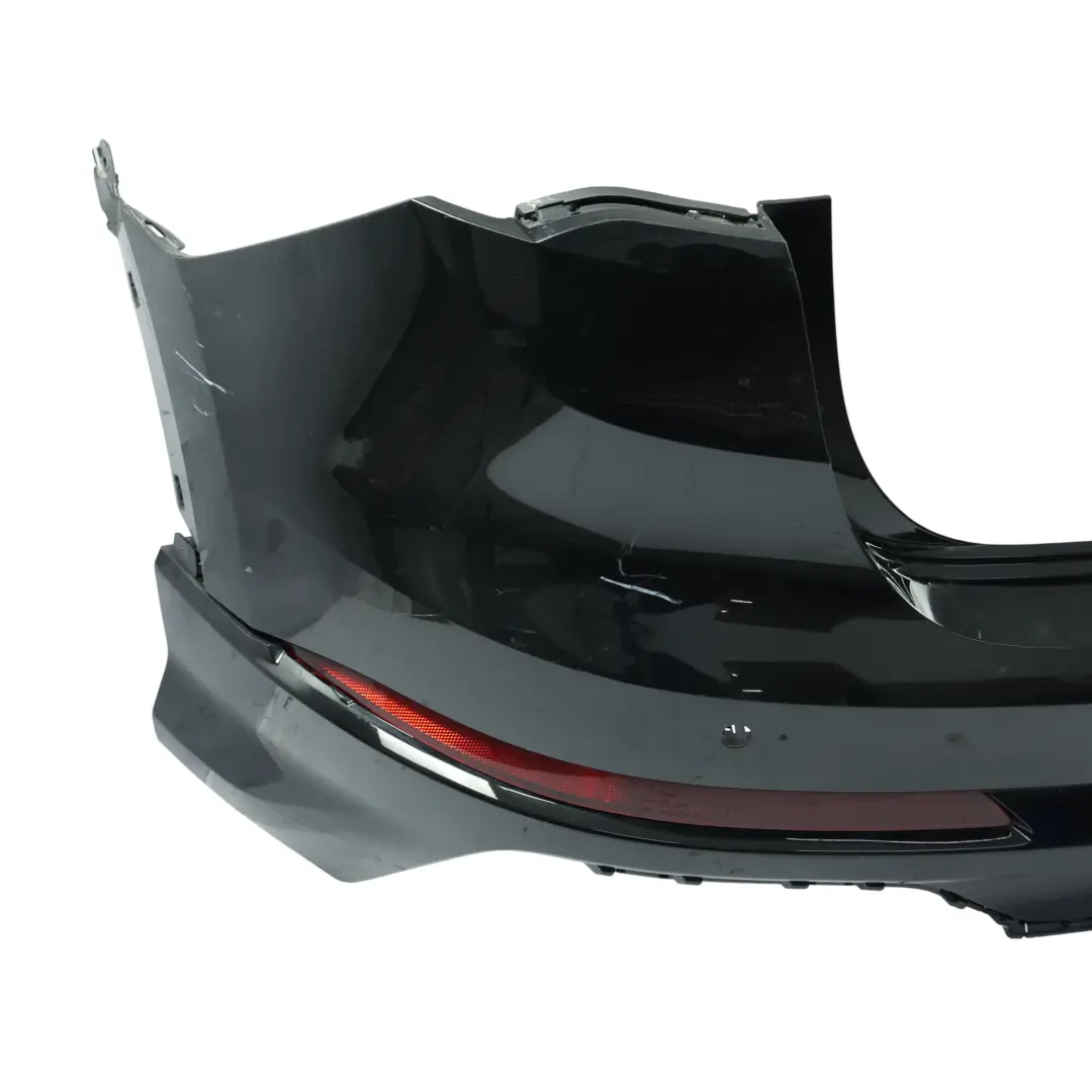 Audi Q3 8U Rear Bumper Trim Panel Covering Mythical Black Metallic - Y9T - SKU 83A807067A-MYB - Part number 83A807067A