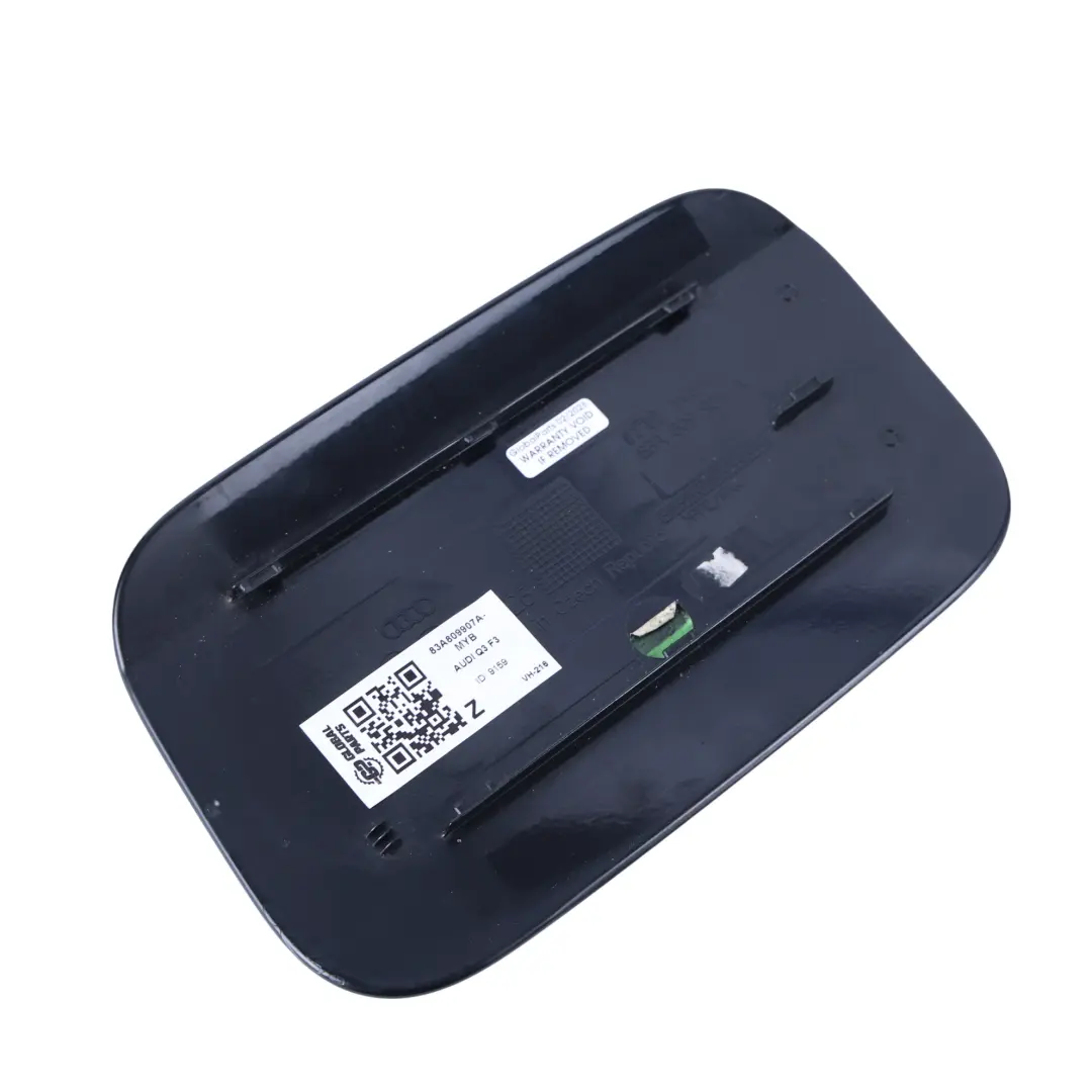 Audi Q3 F3 Coperchio Tappo Sportello Carburante Nero Mitico - Y9T - SKU 83A809907A-MYB - Numero di parte 83A809907A