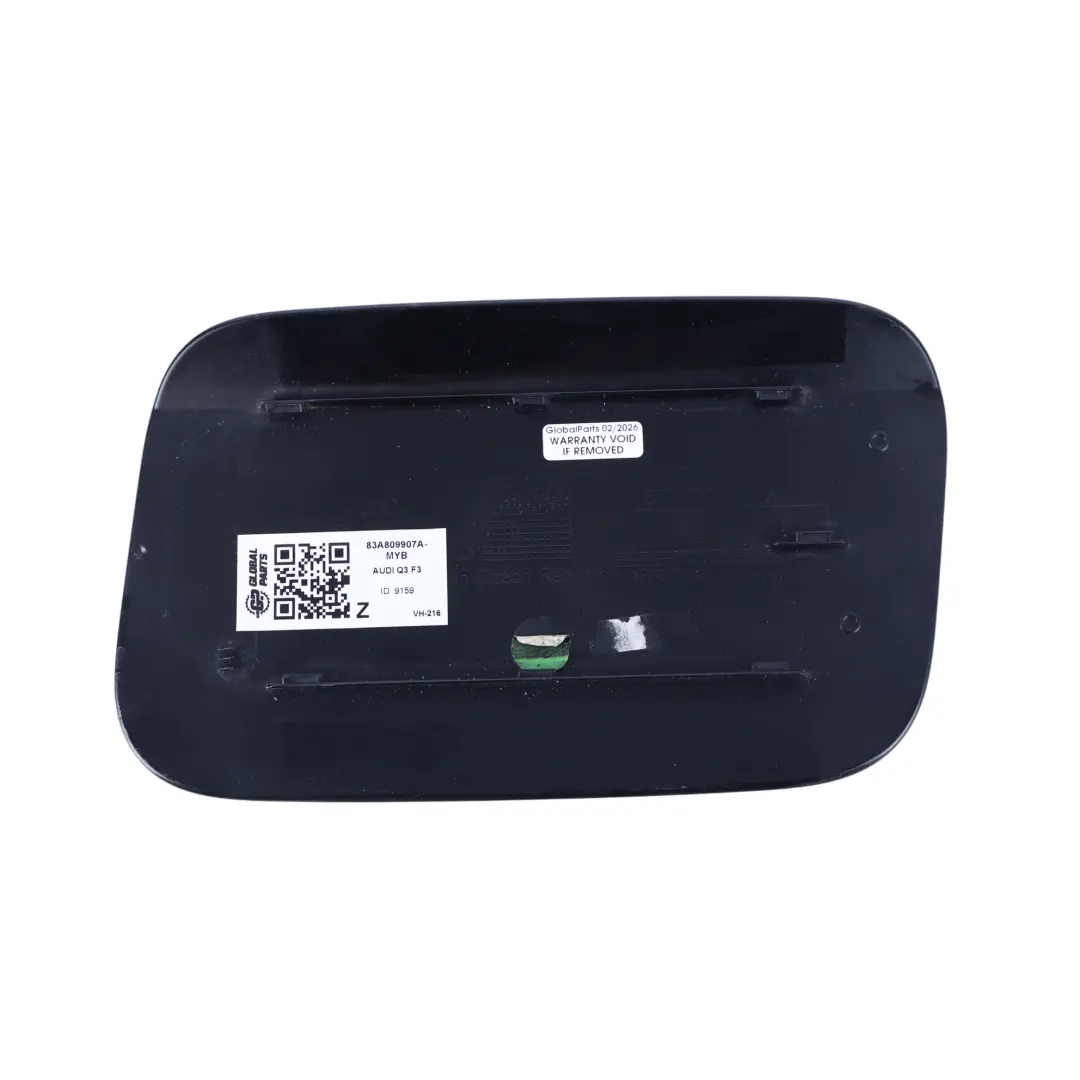 Audi Q3 F3 Cache Trappe À Carburant Noir Mythique - Y9T - SKU 83A809907A-MYB - Numéro de pièce 83A809907A