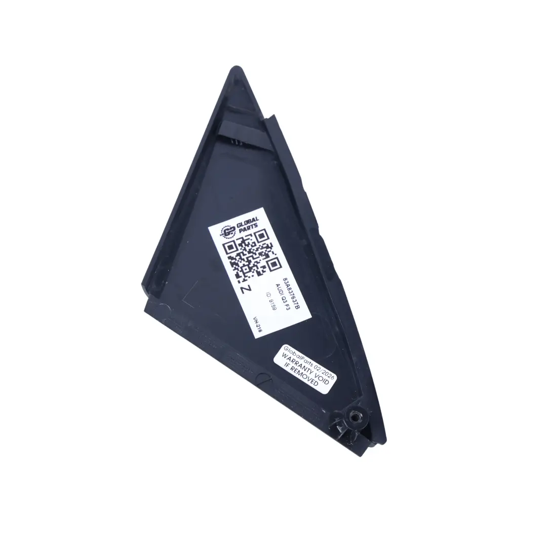 Garniture Angle Porte Avant Gauche Noire pour Audi Q3 F3 à propos du numéro de pièce 83A837637B Audi Q3 F3 Garniture Angle Porte Avant Gauche Noire - SKU 83A837637B - Numéro de pièce 83A837637B