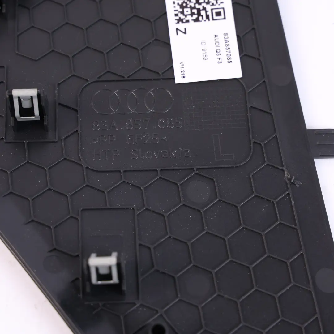 Audi Q3 F3 Dashboard Ende Abdeckung Kappe Formteil Panel Links - SKU 83A857085 - Teilenummer 83A857085