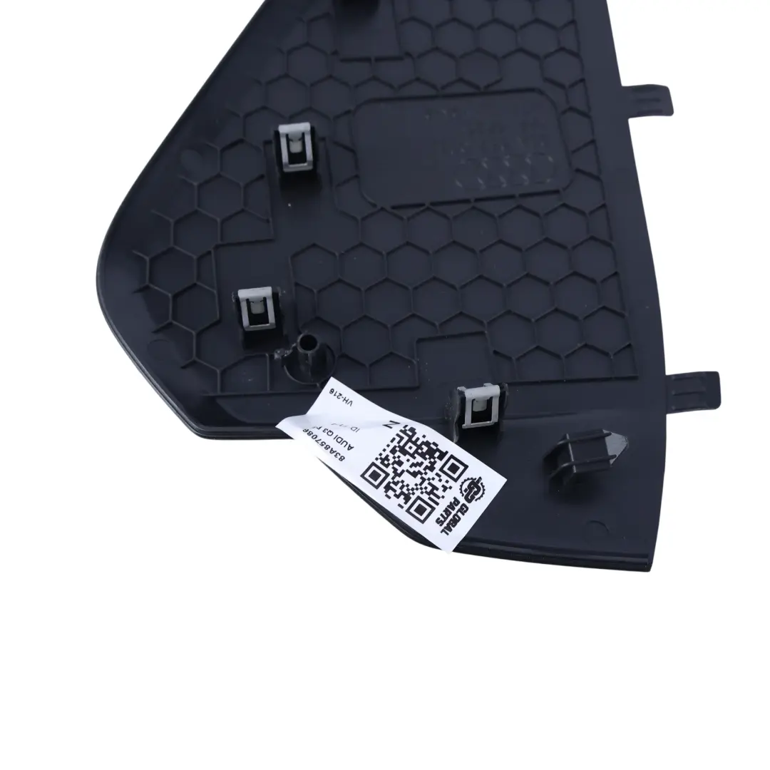 Mk2 Salpicadero Tapa Panel Negro Derecho para Audi Q3 F3 con número de pieza 83A857086 Audi Q3 F3 Mk2 Salpicadero Tapa Panel Negro Derecho - SKU 83A857086 - Número de pieza 83A857086