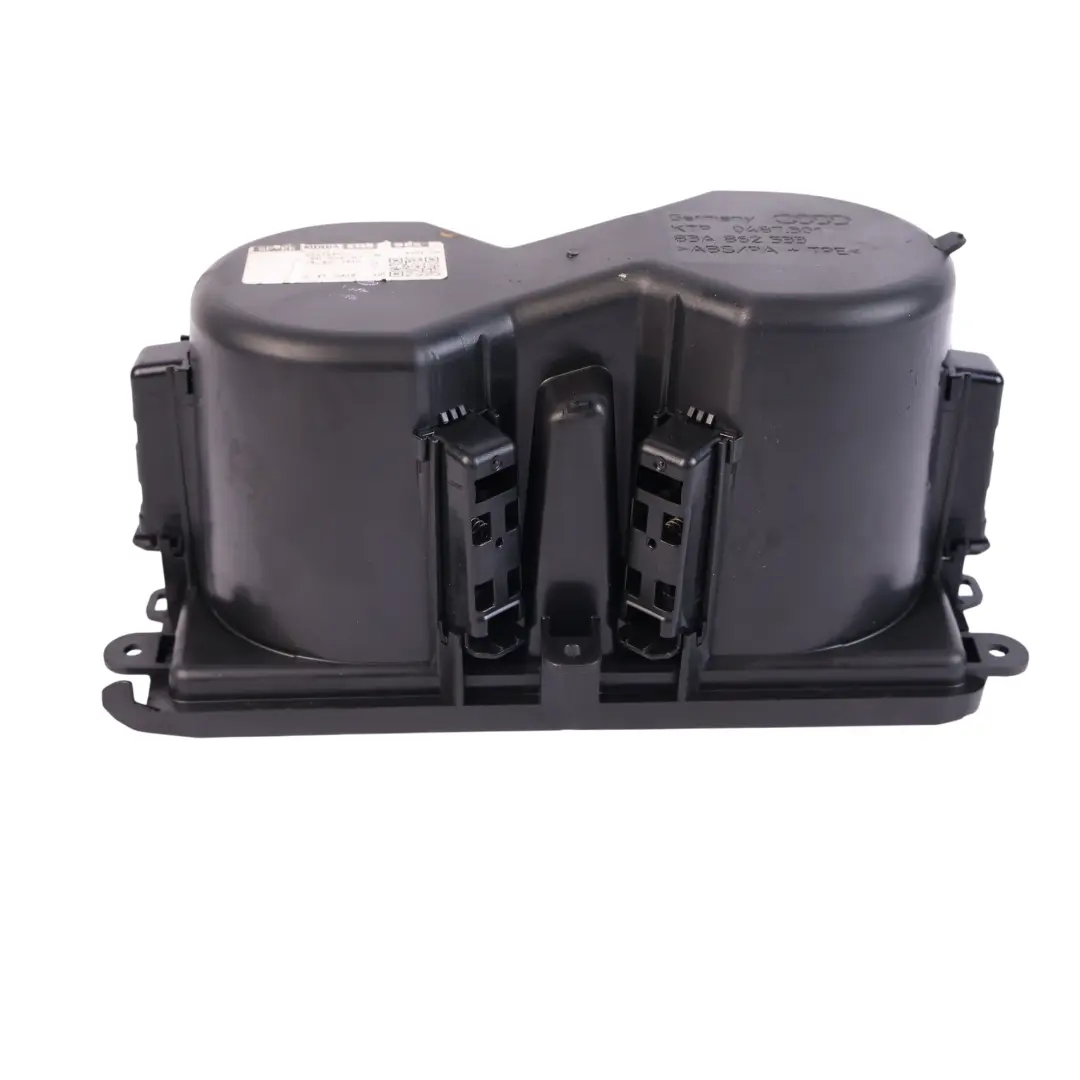 Consola Central Doble Inserto Portavasos para Audi Q3 F3 con número de pieza 83A862533 Audi Q3 F3 Consola Central Doble Inserto Portavasos - SKU 83A862533 - Número de pieza 83A862533