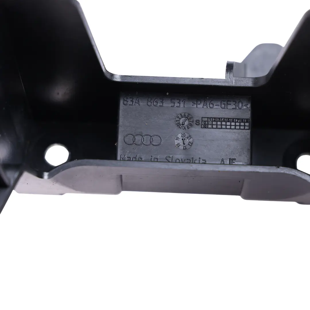Centre Console Gear Selector Mount Bracket Holder Support to Audi Q3 F3 with Part number 83A863531 Audi Q3 F3 Centre Console Gear Selector Mount Bracket Holder Support - SKU 83A863531 - Part number 83A863531