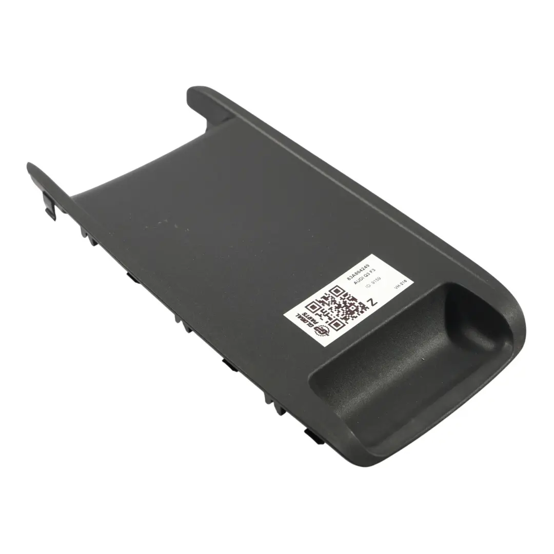 Audi Q3 F3 Cache Inférieur L'Accoudoir Console Centrale Noir - SKU 83A864249 - Numéro de pièce 83A864249