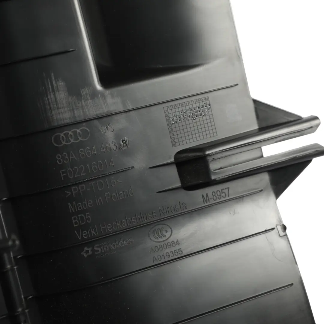 Audi Q3 F3 Boot Trunk Edge Sill Trim Panel Covering Strip Chrome - SKU 83A864483B - Part number 83A864483B