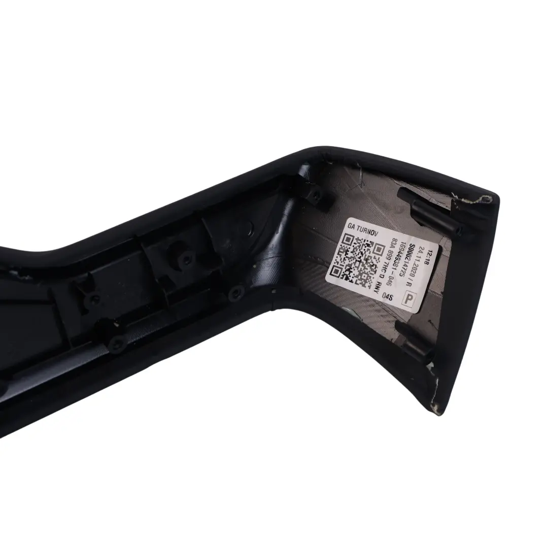 Audi Q3 F3 Rear Door Panel Armrest Arm Rest Soul Black Right O/S - SKU 83A867374A - Part number 83A867374A