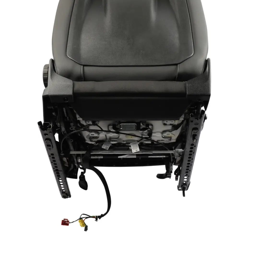 Audi Q3 F3 S-Line Front Seat Sport Heated Leather Cloth Soul Black Left N/S - SKU 83A881805E-1 - Part number 83A881805E