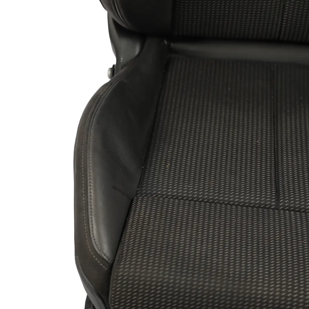 Audi Q3 F3 S-Line Front Seat Sport Heated Leather Cloth Soul Black Left N/S - SKU 83A881805E-1 - Part number 83A881805E