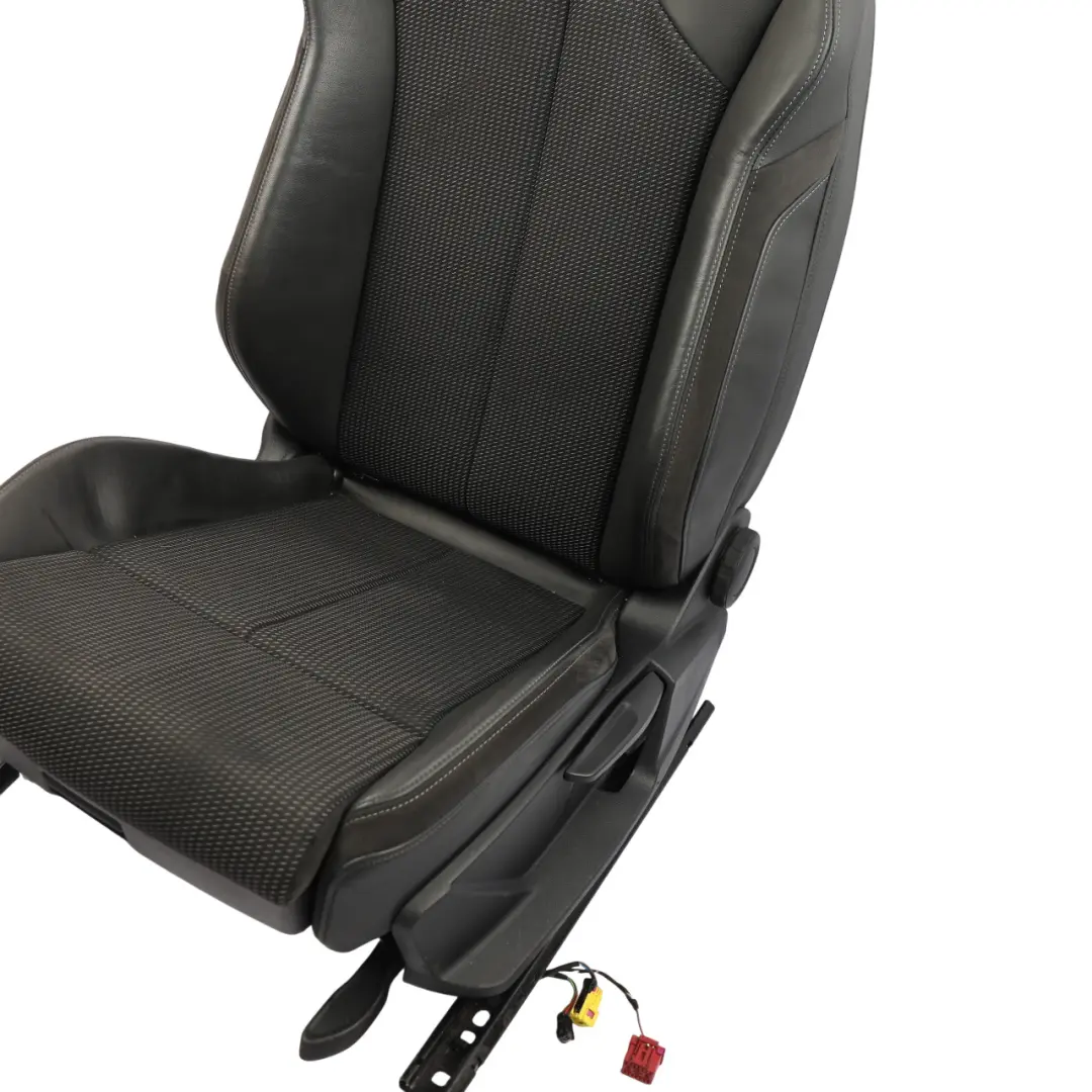 Front Seat Sport Heated Leather Cloth Soul Black Left N/S to Audi Q3 F3 S-Line with Part number 83A881805E Audi Q3 F3 S-Line Front Seat Sport Heated Leather Cloth Soul Black Left N/S - SKU 83A881805E-1 - Part number 83A881805E